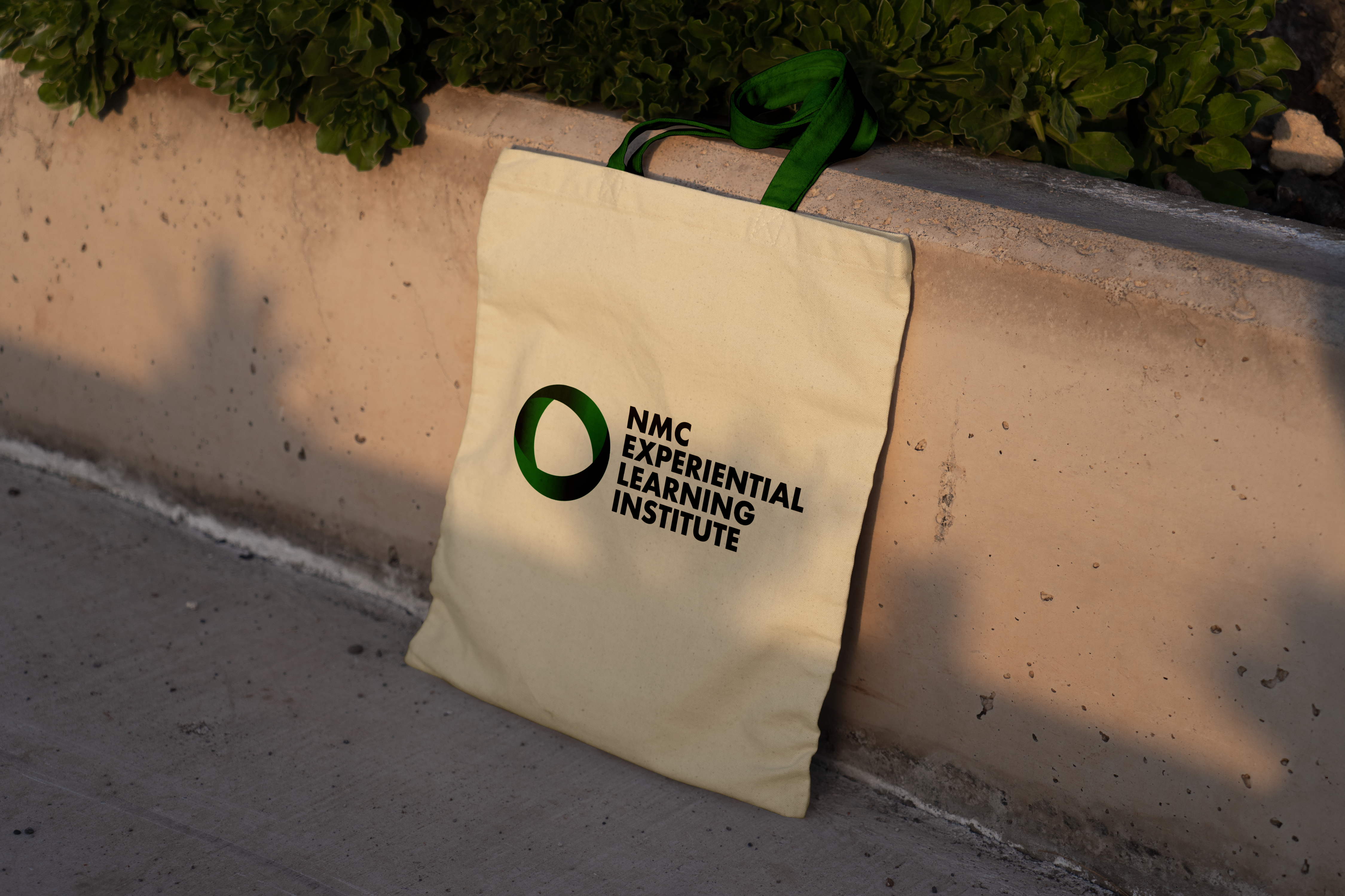 NMC ELI logo on tote bag